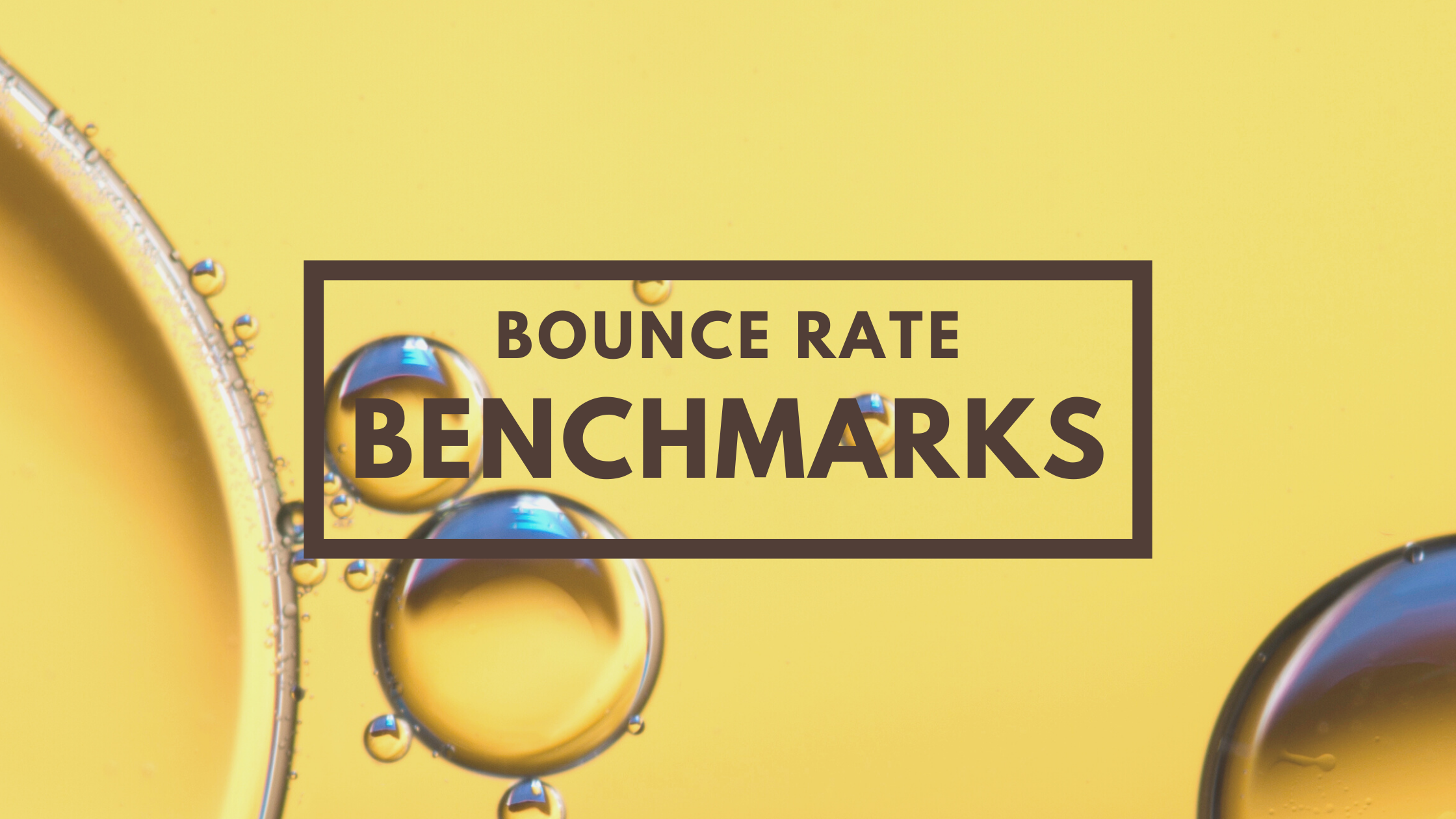 Industry Bounce Rate Benchmarks