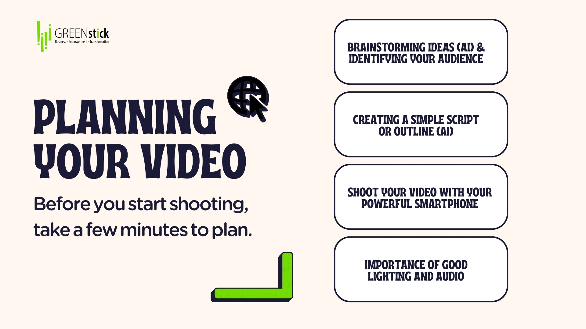 Planning Your Video